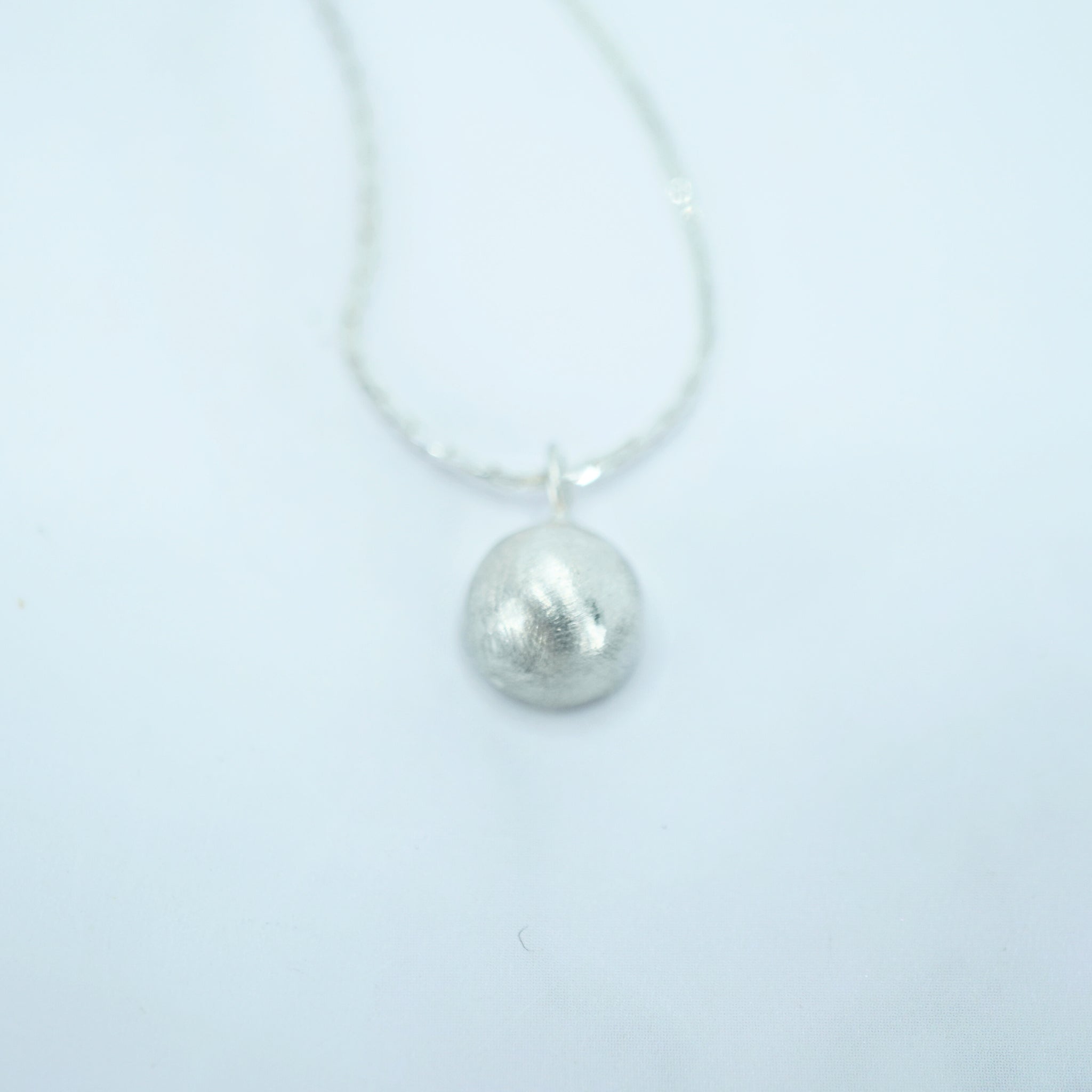 Silver Moissanite Necklace