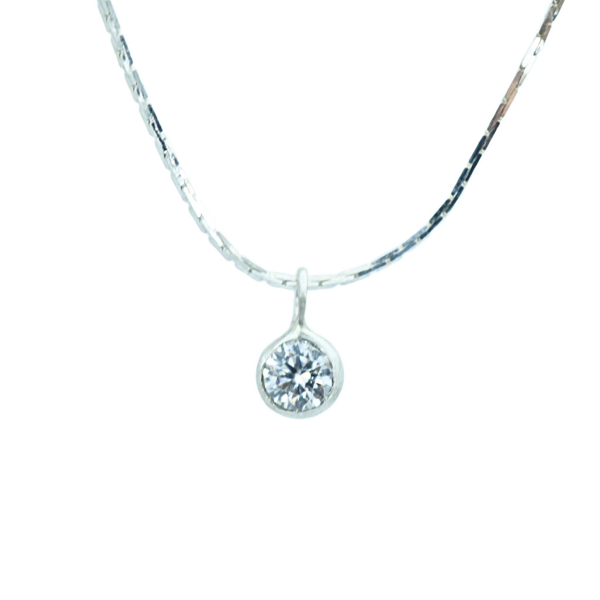 Solitaire Moissanite Necklace