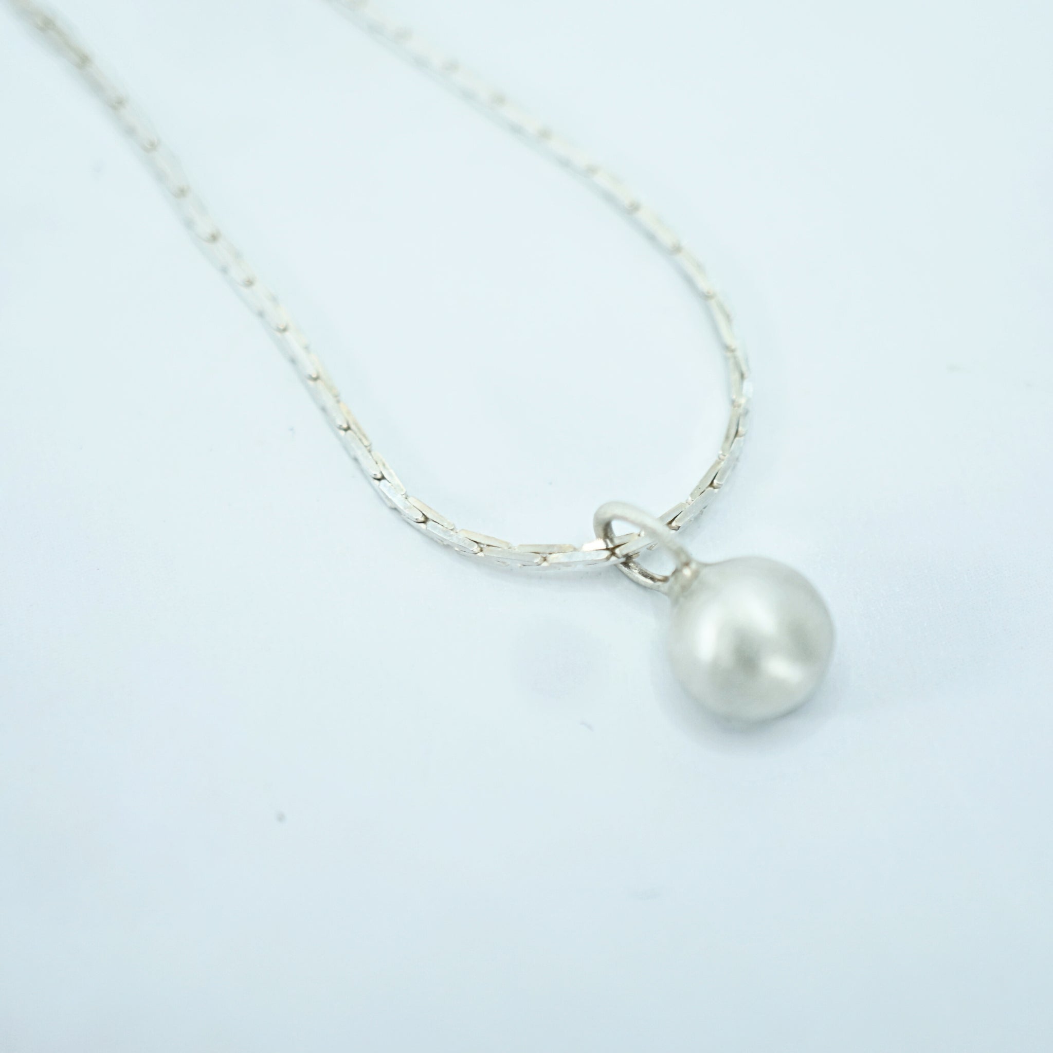 Silver Moissanite Necklace