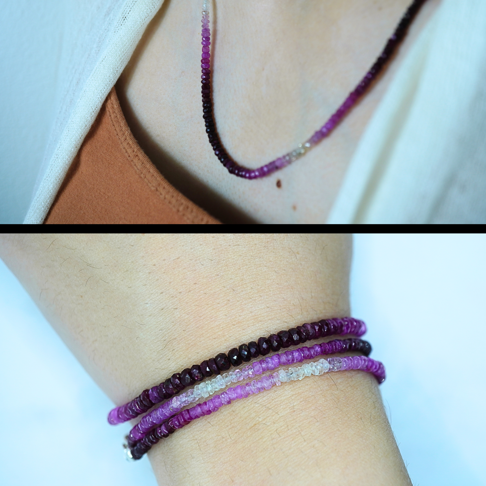 Two Way Ombre Ruby Strand